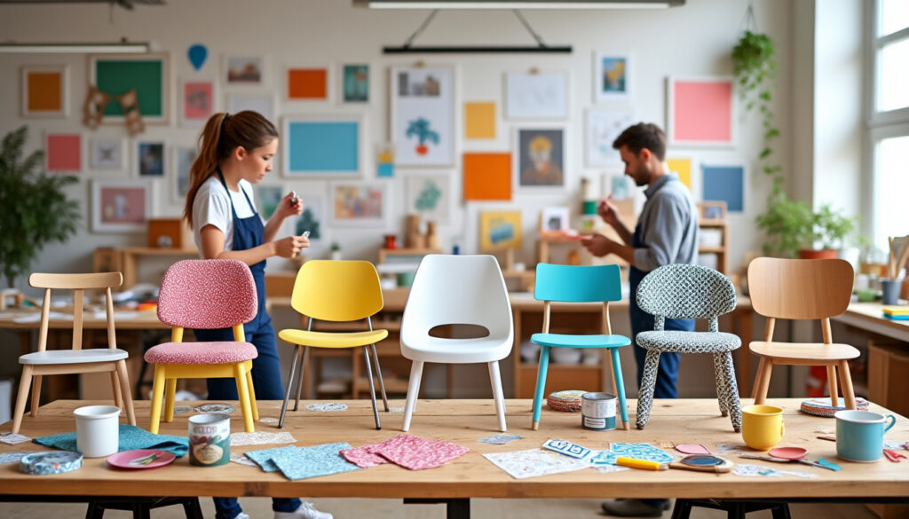 découvrez des idées créatives et faciles pour customiser des chaises ordinaires, afin de leur donner un style unique et personnalisé à moindre coût. transformez votre intérieur avec nos astuces diy.