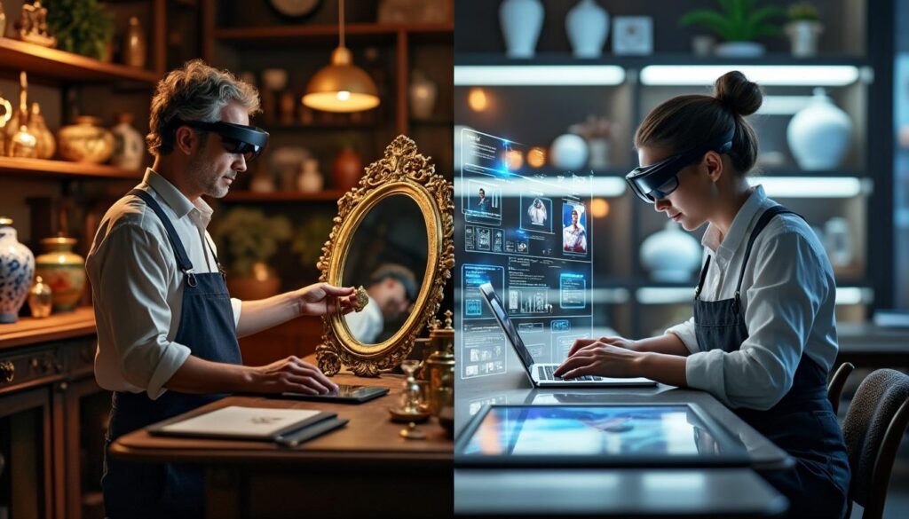 découvrez comment le métier d'antiquaire se transforme à l'ère du digital, entre nouvelles technologies, vente en ligne et préservation du patrimoine.