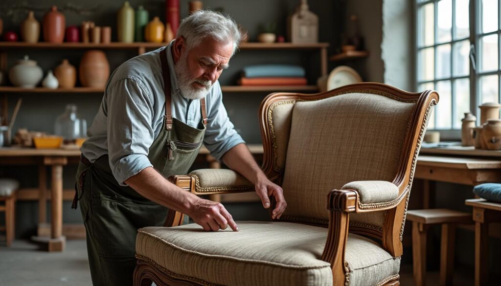 découvrez le portrait d’un tapissier passionné qui redonne vie aux fauteuils anciens en alliant savoir-faire traditionnel et créativité pour sublimer chaque pièce.