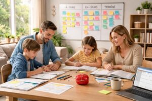 découvrez comment gérer les devoirs en famille efficacement grâce à la méthode pomodoro combinée à un planning kanbo pour mieux organiser le temps et favoriser la concentration.